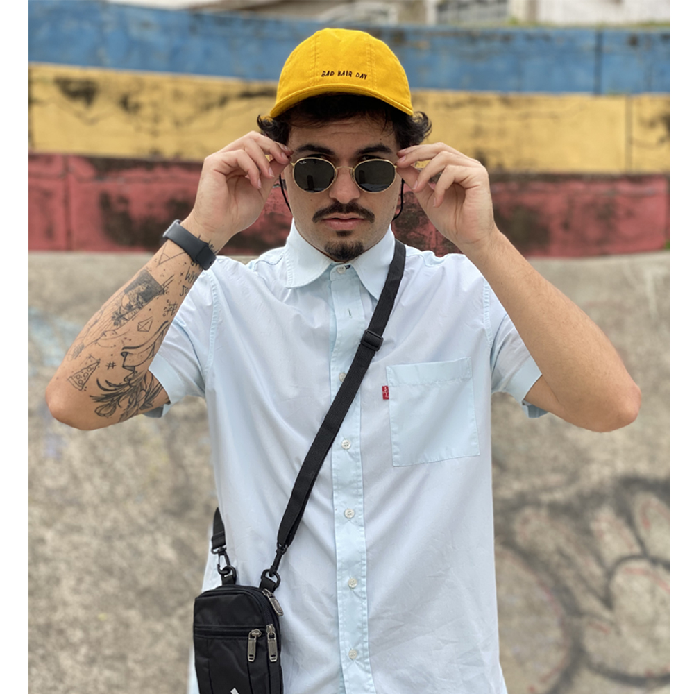 Boné Taff Mad Dwarf Amarelo/Hair - Imagem 7